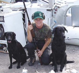 Det är en lätt surrealistisk känsla att jag på soptippen.