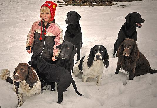 Det är rätt okej att växa upp i en jägarfamilj. Foto: Madeleine Lewander